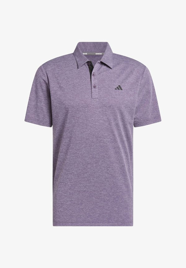 adidas Performance ADIDAS PERFORMANCE DRIVE HEATHER GOLF POLO SHIRT - Polo shirt - aurora plum mel.