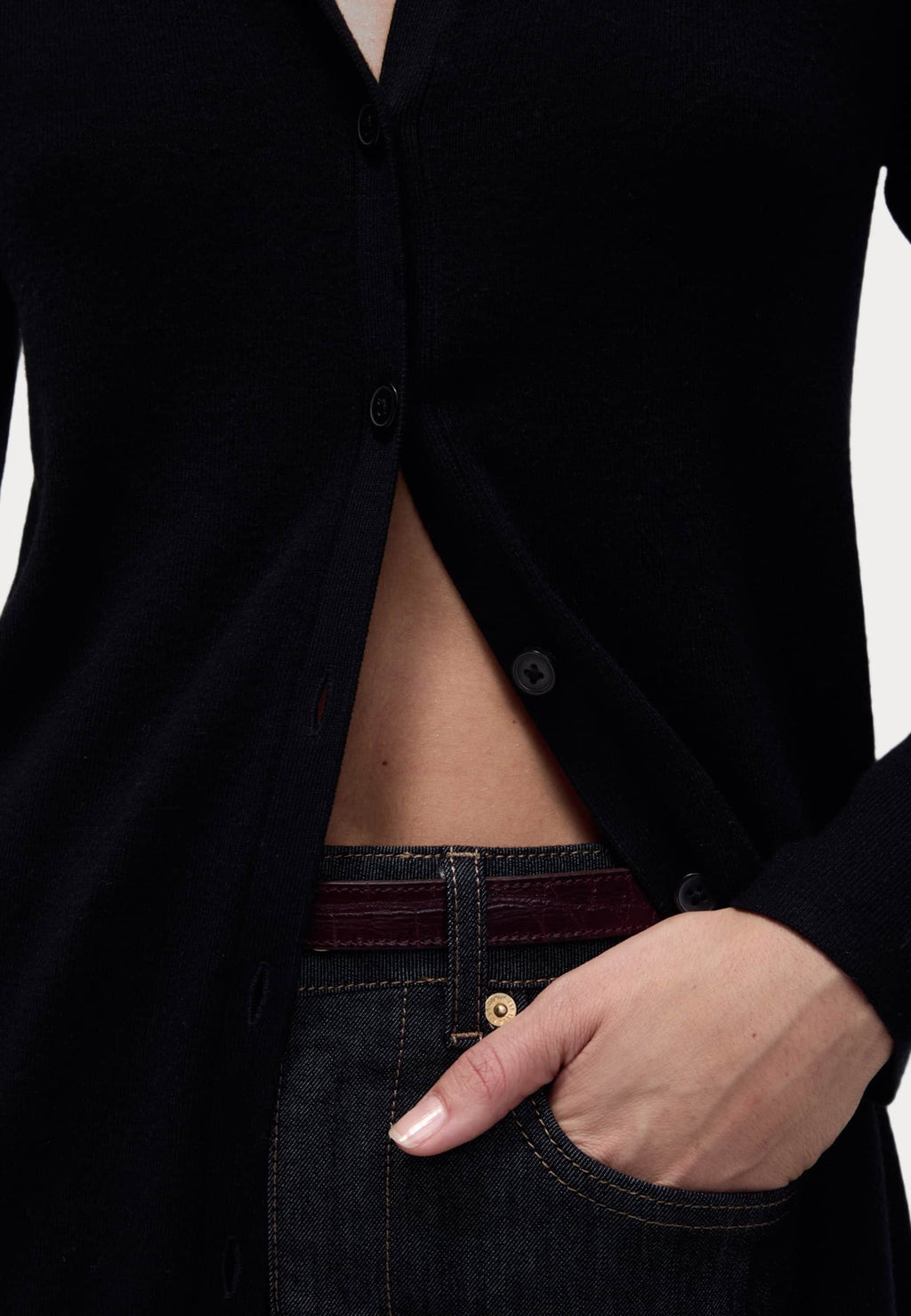 Marks & Spencer SOFT TOUCH BUTTON THROUGH MIDAXI