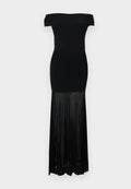 MICHAEL Michael Kors FOLD OVER SHEER MAXI