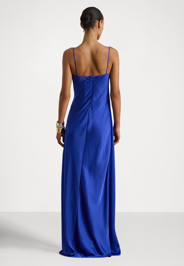 Lauren Ralph Lauren TWIST-FRONT CHARMEUSE SLEEVELESS GOWN