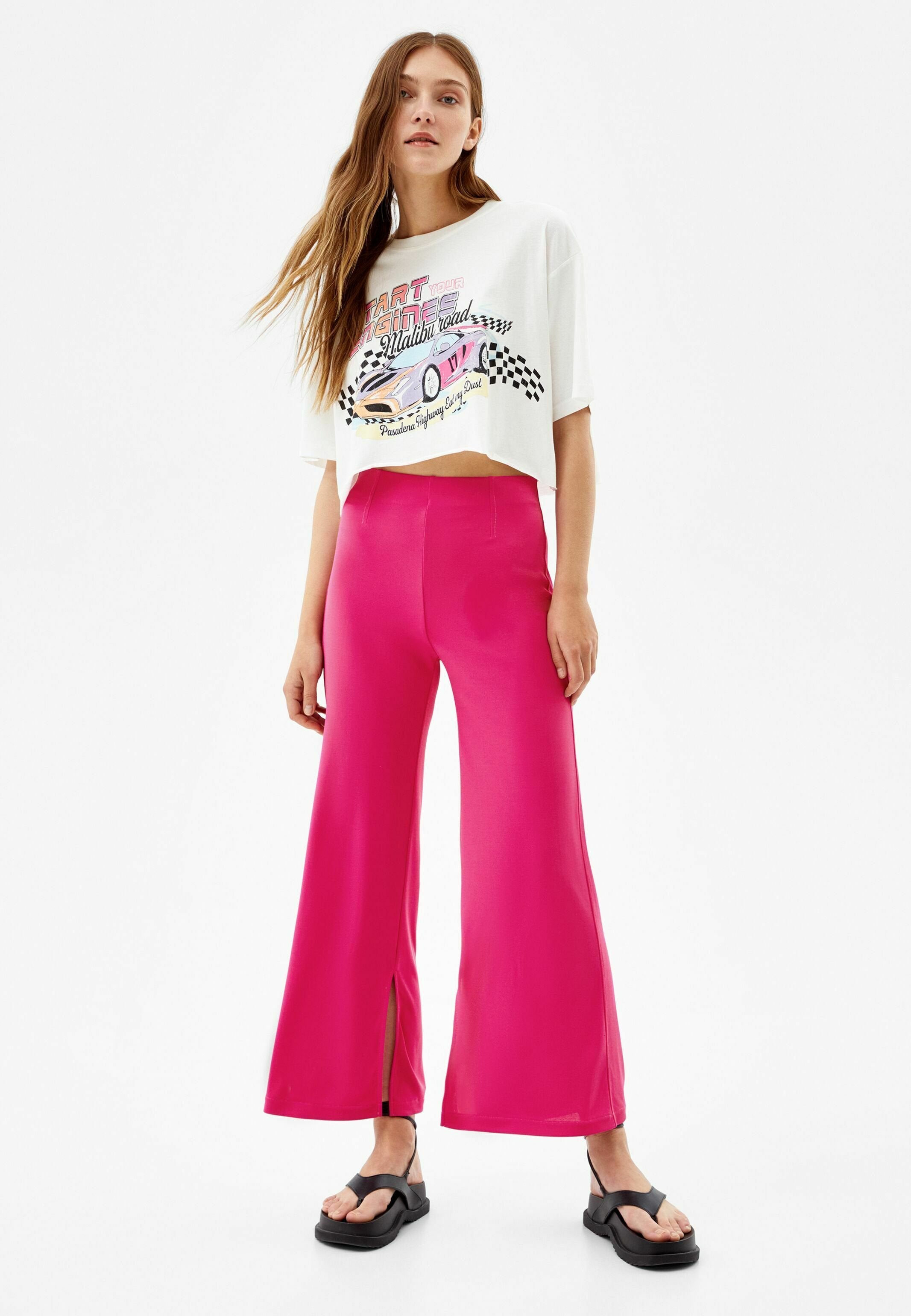 Bershka FLOWING CULOTTES