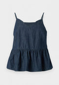Vero Moda VMBIANCE - Top - dark blue denim