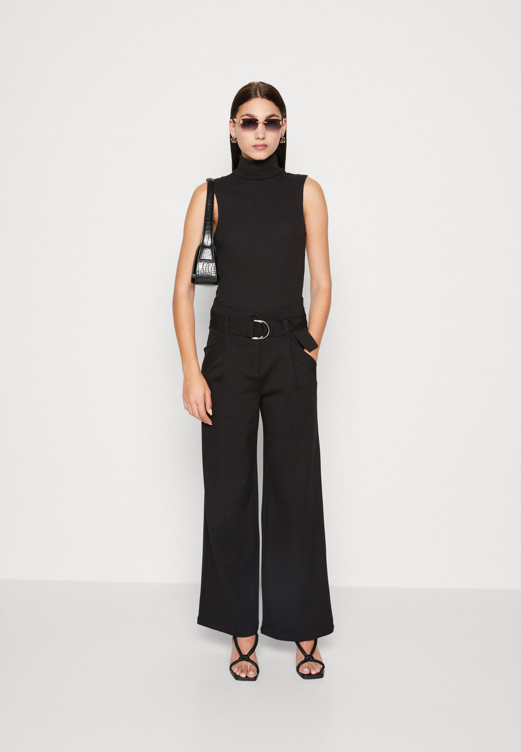 Vero Moda VMBAILEY PAPERBAG WIDE BELT PANT