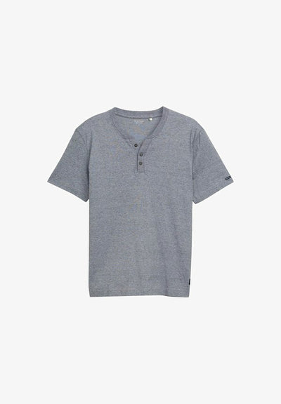 TOM TAILOR Basic T-shirt - navy white fine stripe
