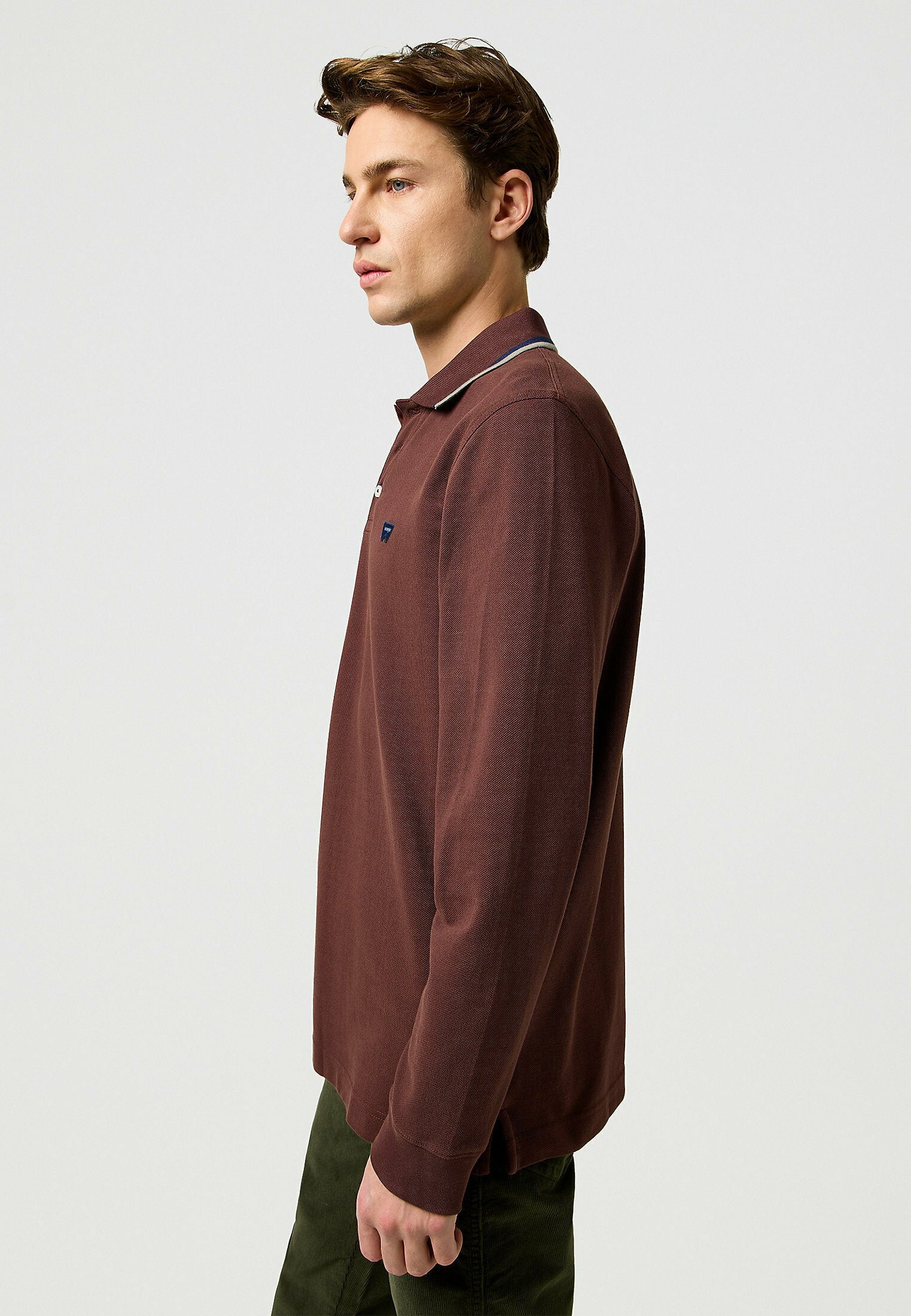 Wrangler LONG SLEEVE LS_POLO_SHIRT FOR MENS - REGULAR FIT .