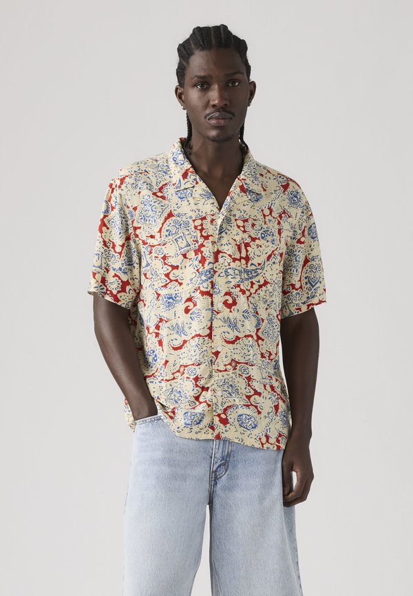 Levi's® CLASSIC CAMPER - Shirt - surya paisley pompeian red plain weave