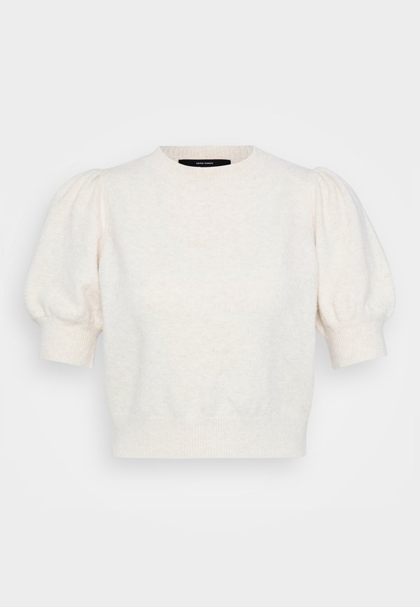 Vero Moda Petite VMDOFFY 2/4 O NECK - Basic T-shirt - birch melange