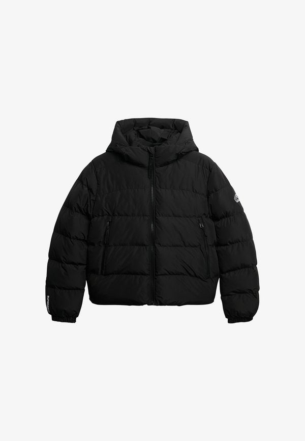 Superdry & Co SUPERDRY HOODED SPORTS PUFFER JACKET.. - Winter jacket - black