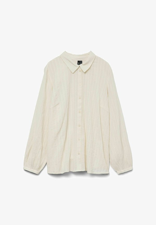 Vero Moda Curve VMCFLORETTA - Button-down blouse - birch