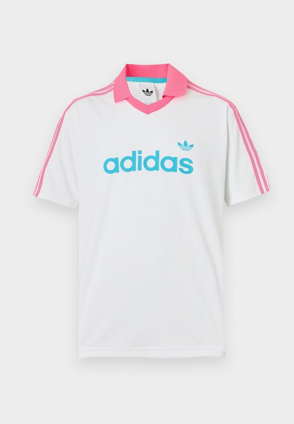 adidas Originals UNISEX  - Polo shirt - white/samba blue