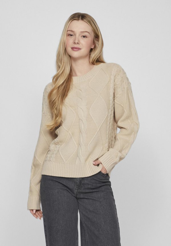 VILA VILOU O-NECK CABLE - NOOS