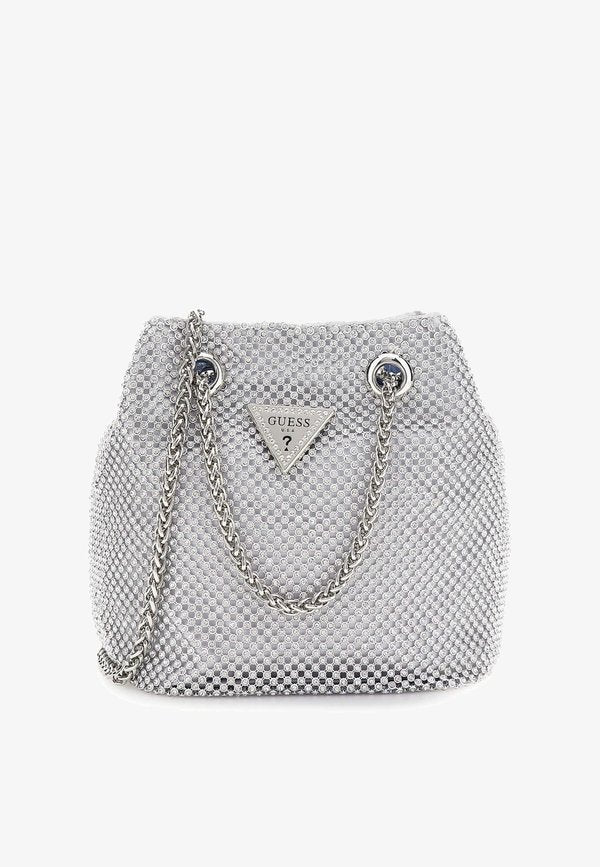 Guess SOFIA - Handbag - silber