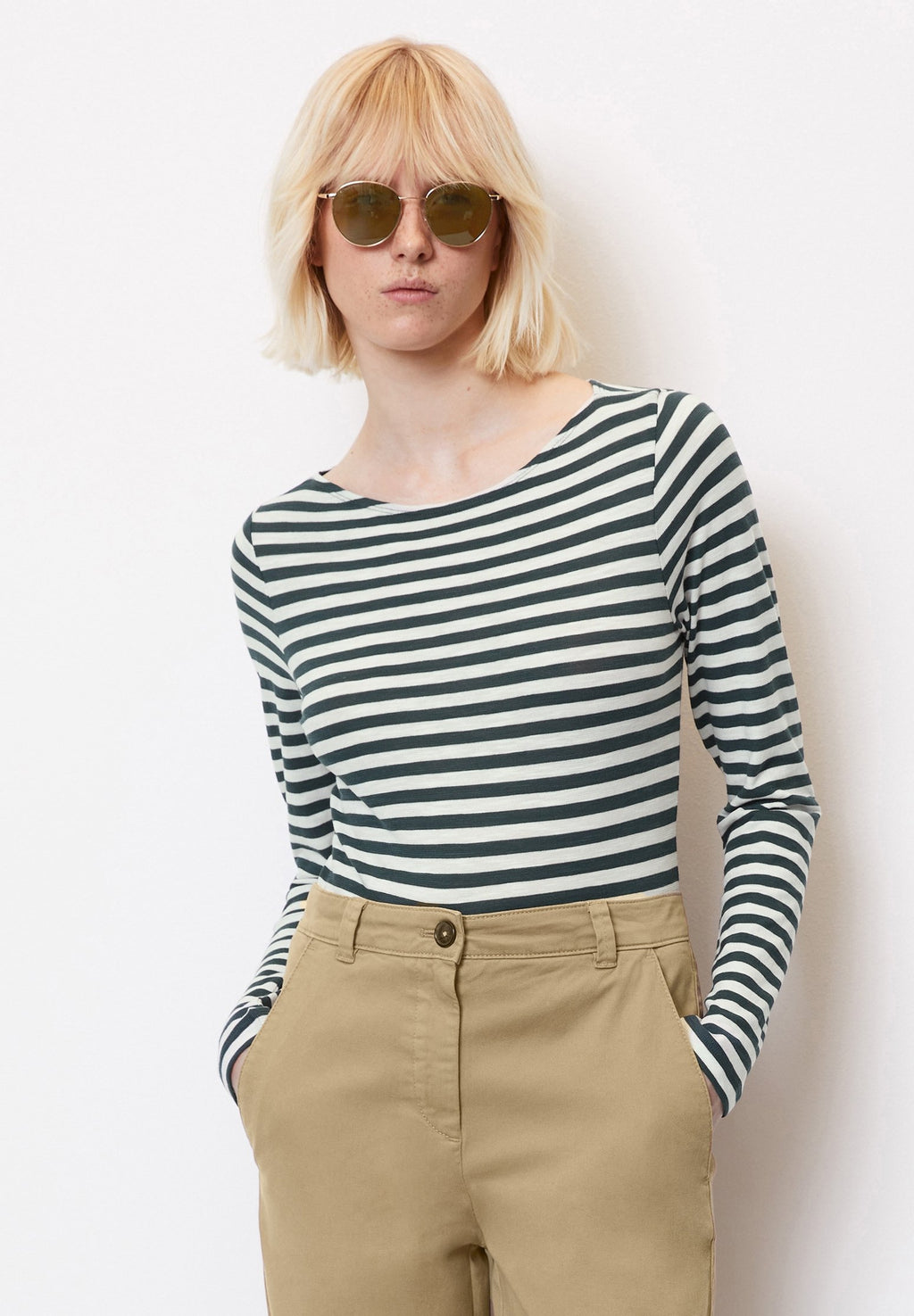 Marc O'Polo BOAT NECK STRIPED