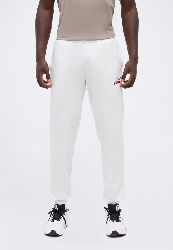 Puma NO. 1 LOGO  - Tracksuit bottoms - white glow heather