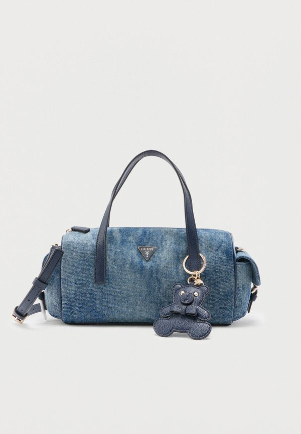 Guess KASSIE SMALL BOX - Handbag - blue denim