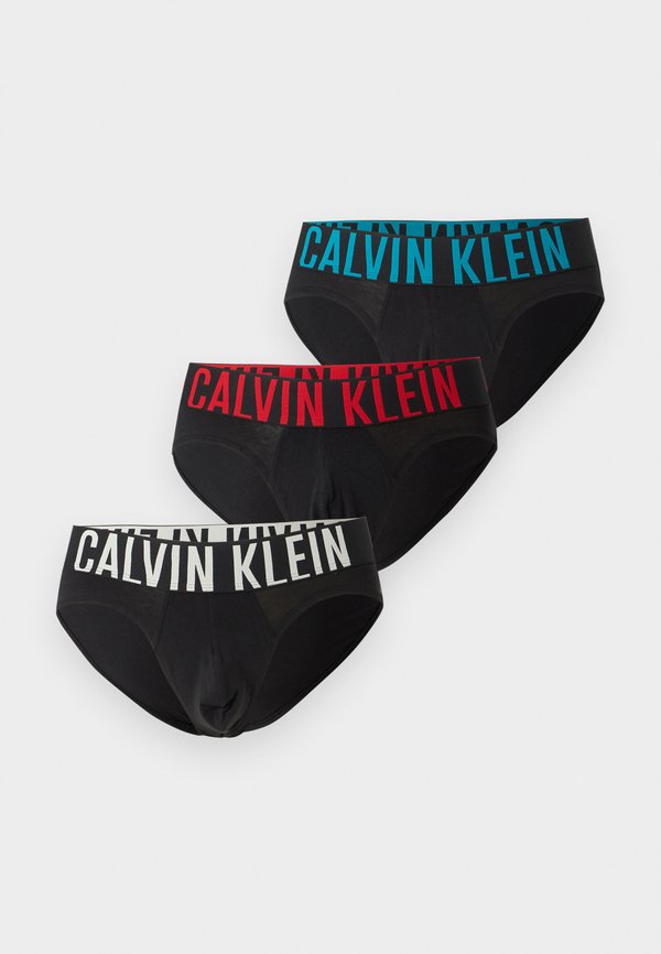 Calvin Klein Underwear HIP BRIEF 3 PACK INTENSE POWER COTTON - Briefs - black