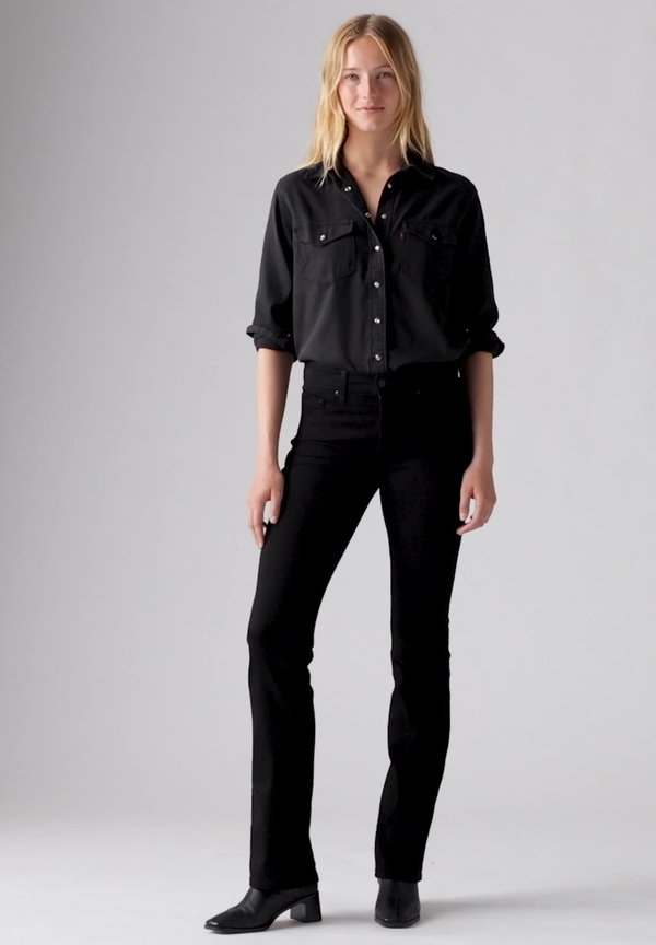 Levi's® 315® SHAPING BOOT - Bootcut jeans - soft black