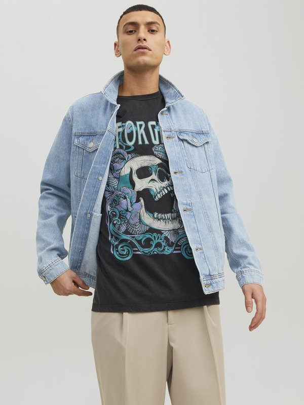 Jack & Jones Denim Denim - Denim jacket - blue denim