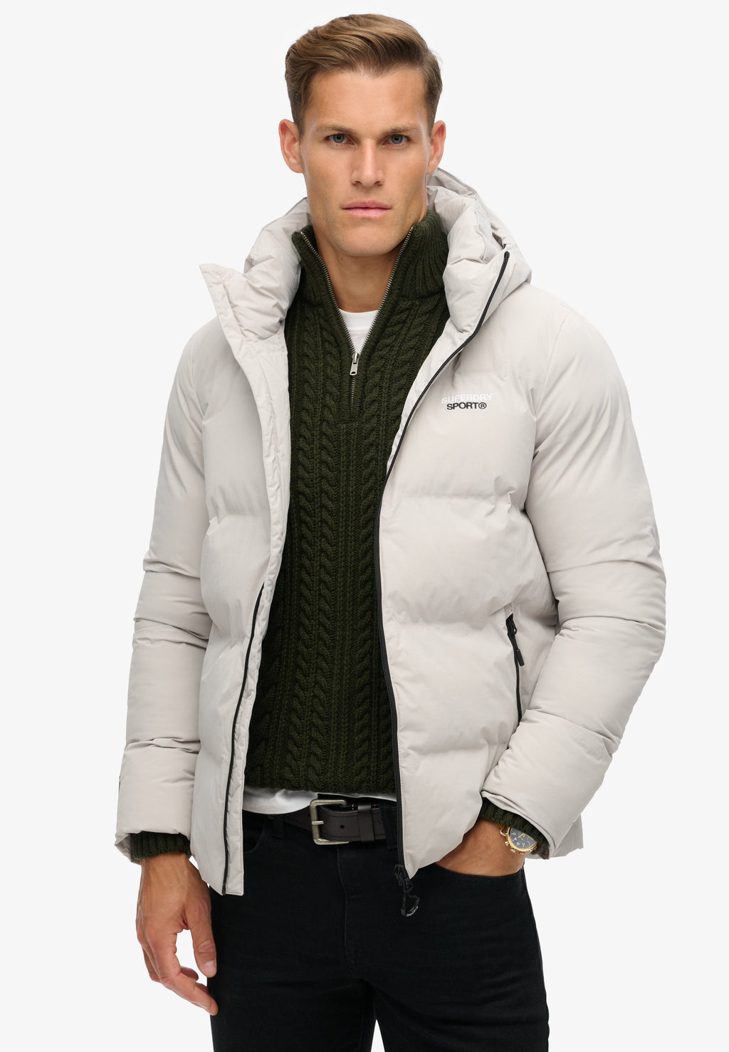 Superdry & Co HOODED BOXY PUFFER