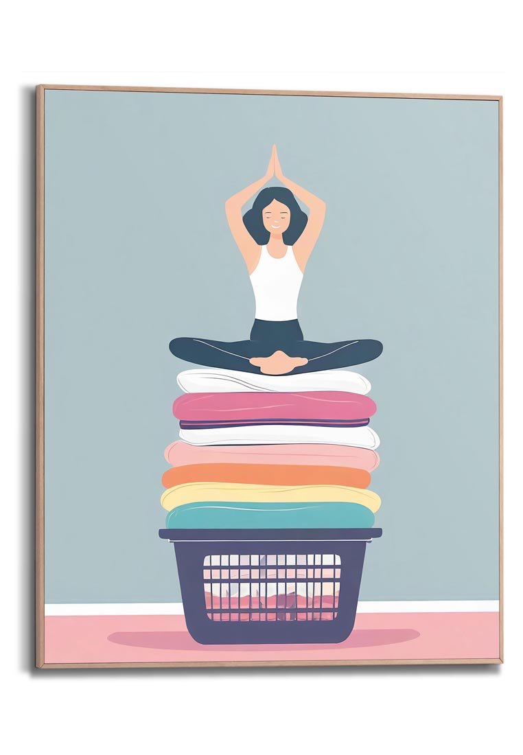 Orange Wallz LAUNDRY YOGA