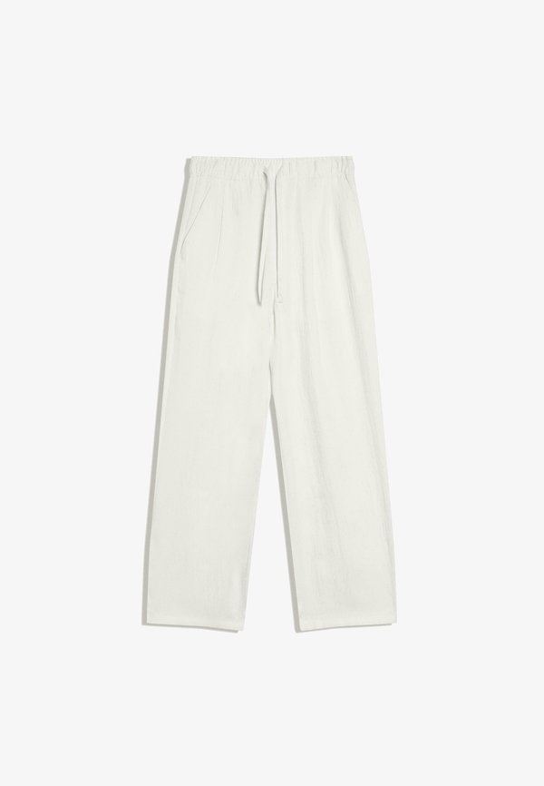 Bershka SUPER BAGGY RUSTIC TROUSERS 00995721 - Trousers - white