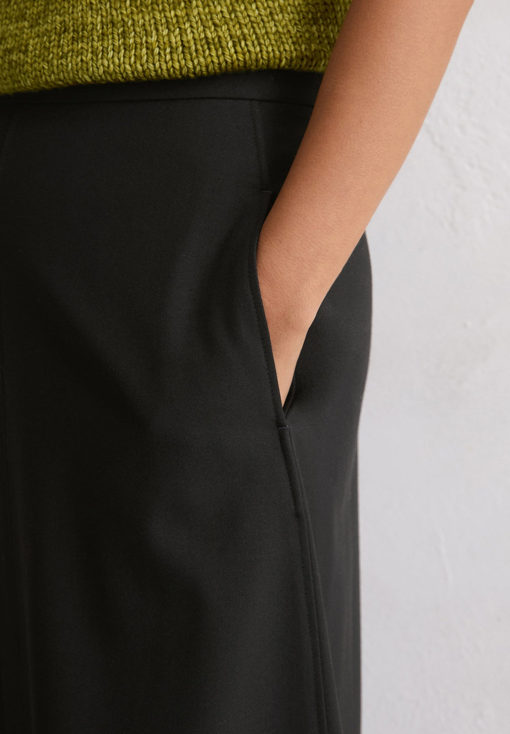 Marc O'Polo MEDIUM LENGTH, FLARED HEM, WAISTBAND