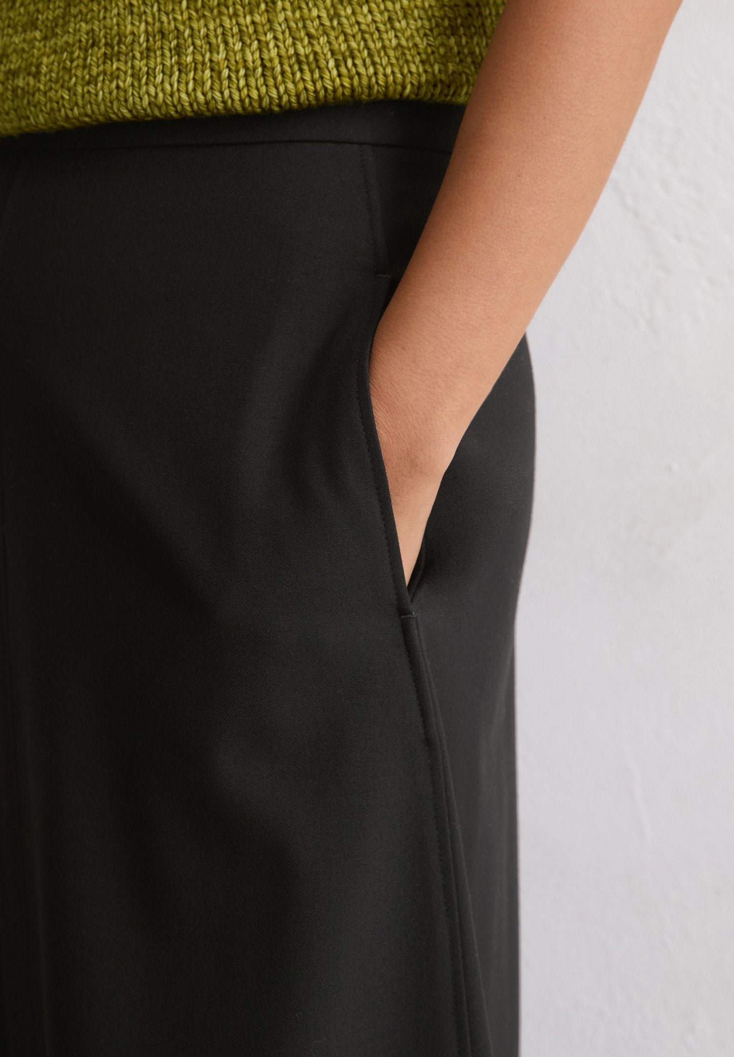 Marc O'Polo MEDIUM LENGTH, FLARED HEM, WAISTBAND