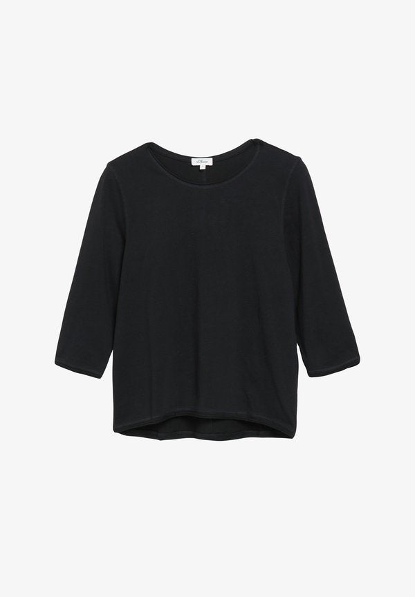 s.Oliver T-SHIRT - Long sleeved top - schwarz