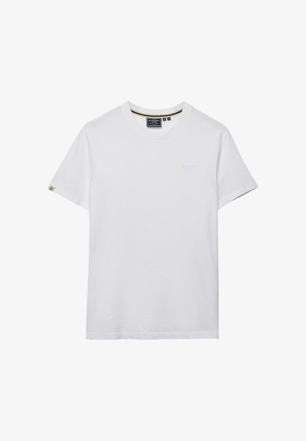 Superdry & Co SUPERDRY ESSENTIAL SERIF LOGO EMBROIDERED T-SHIRT.. - Basic T-shirt - optic white