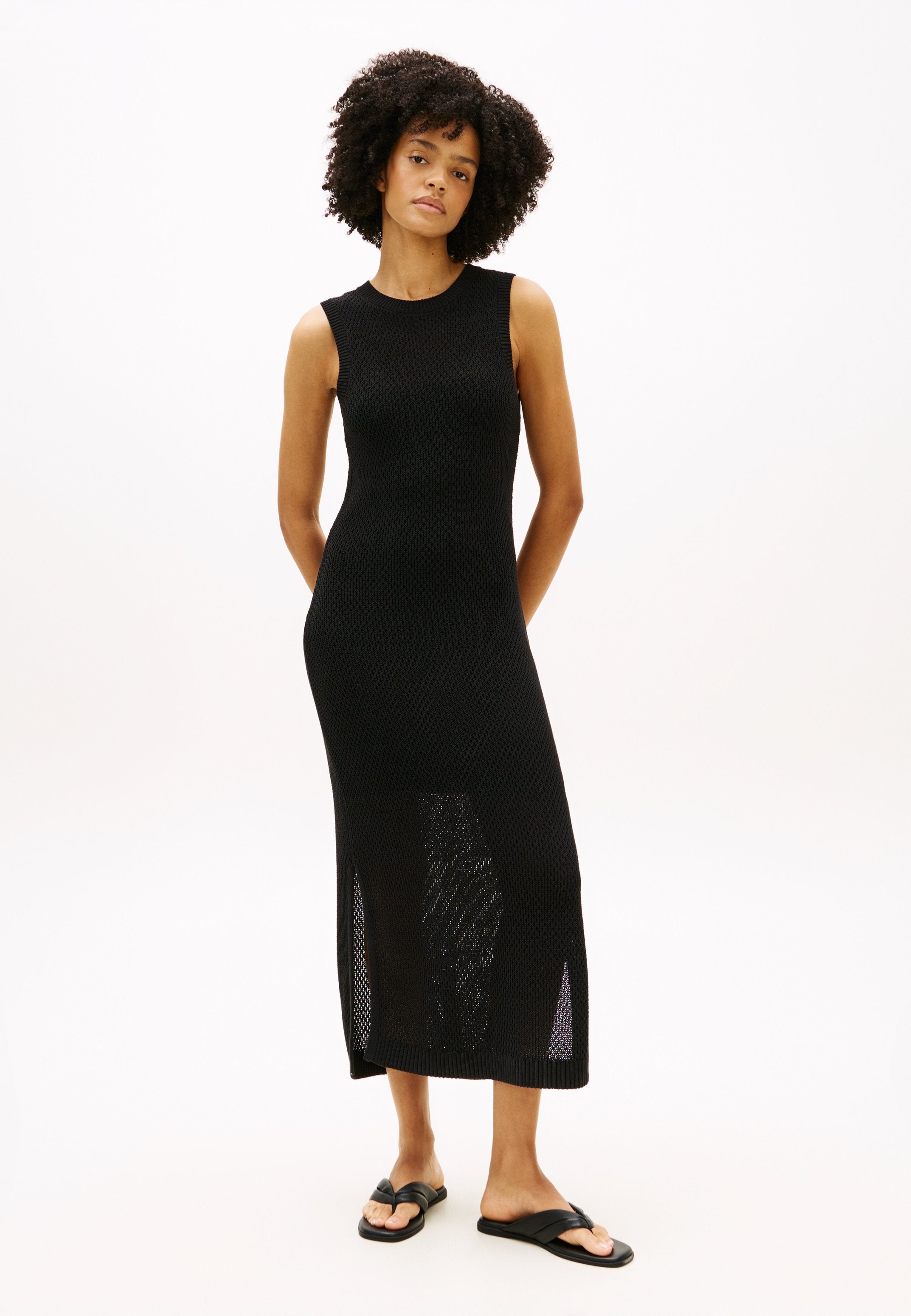 CROCHET MAXI TANK TOP DRESS Media 2