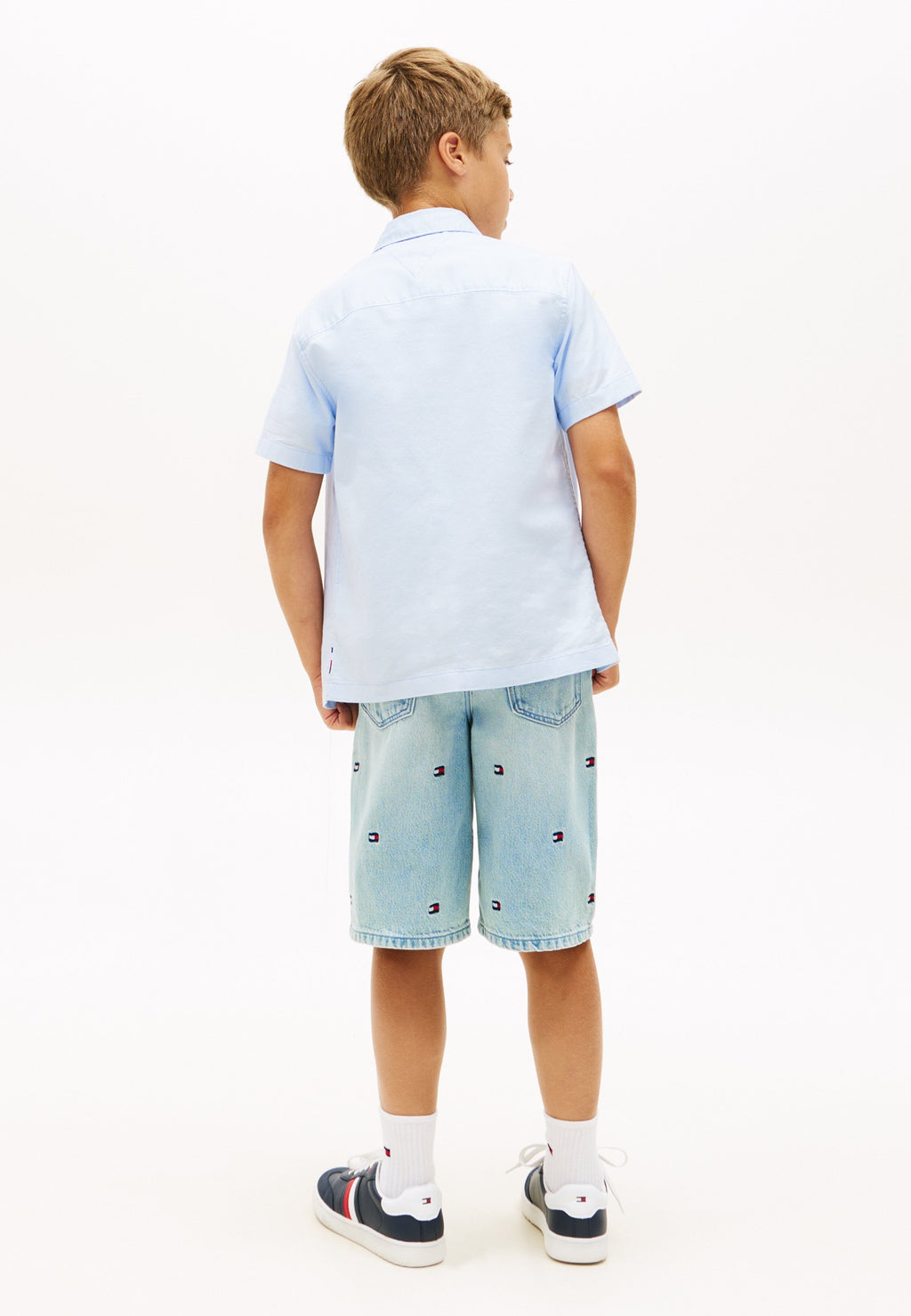 ESSENTIAL FLAG EMBROIDERY SHORT SLEEVE OXFORD SHIRT Media 4