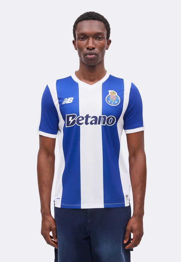 New Balance FC PORTO 26/27 HOME SHORT SLEEVE  - Club wear - blue/white