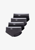 adidas Originals 4-PACK - Briefs - schwarz/grau
