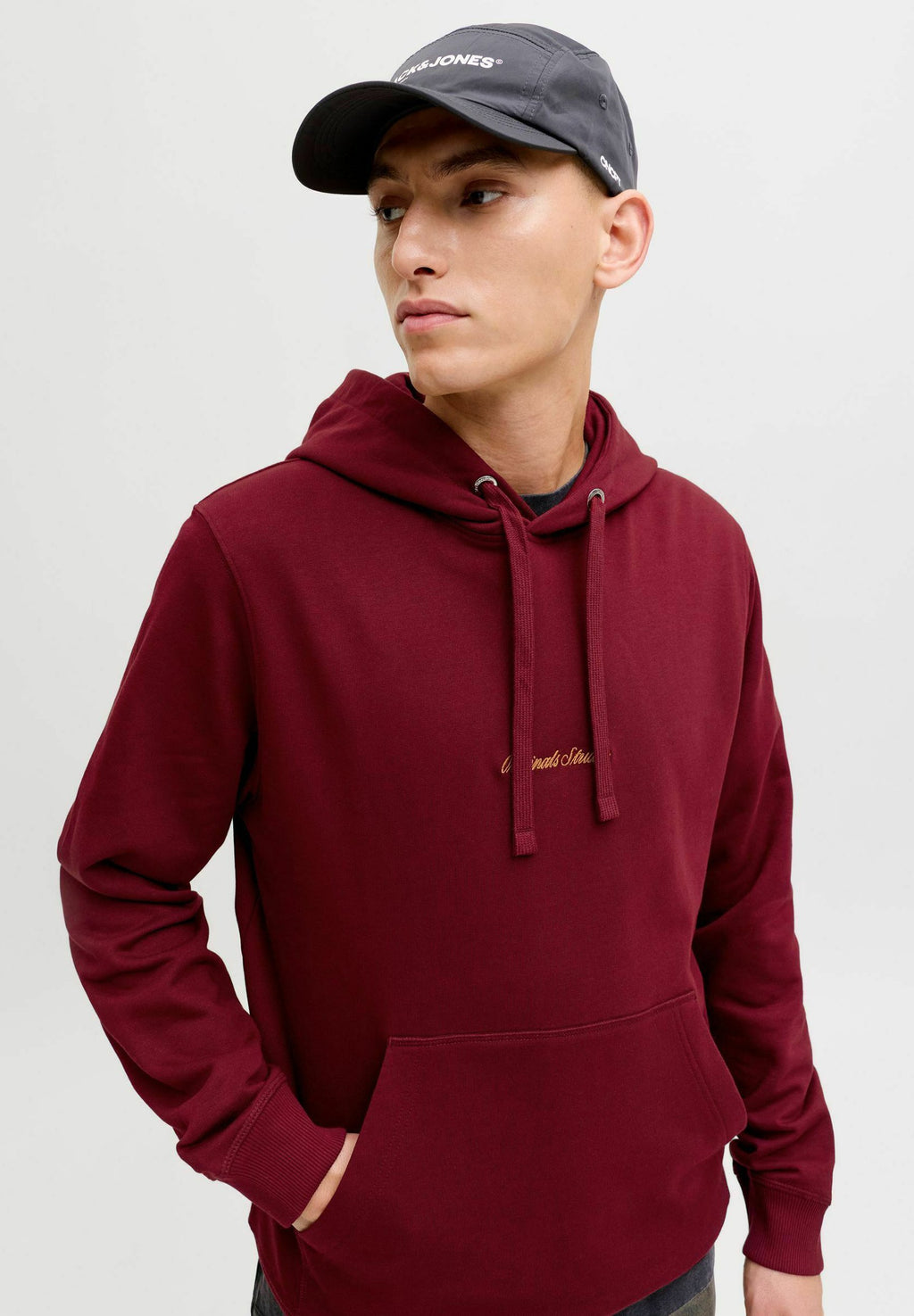 Jack & Jones JORNORREBRO EMB SWEAT HOOD NOOS