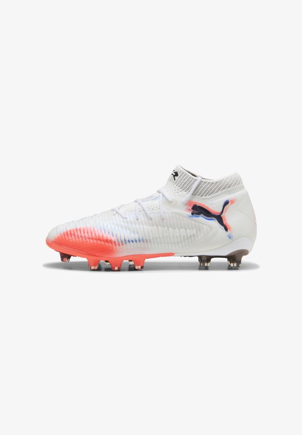 Puma FUTURE 8 ULTIMATE - Football boots artificial grass - white/black/glowing red