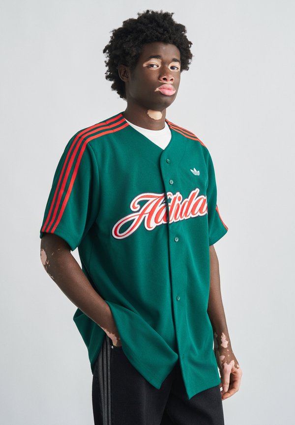 adidas Originals Shirt - collegiate green/better scarlet