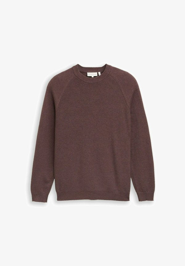 TOM TAILOR Jumper - bag brown melange