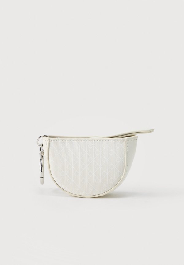 Calvin Klein EMBLEM AOP MINI POUCH CHARM - Keyring - white