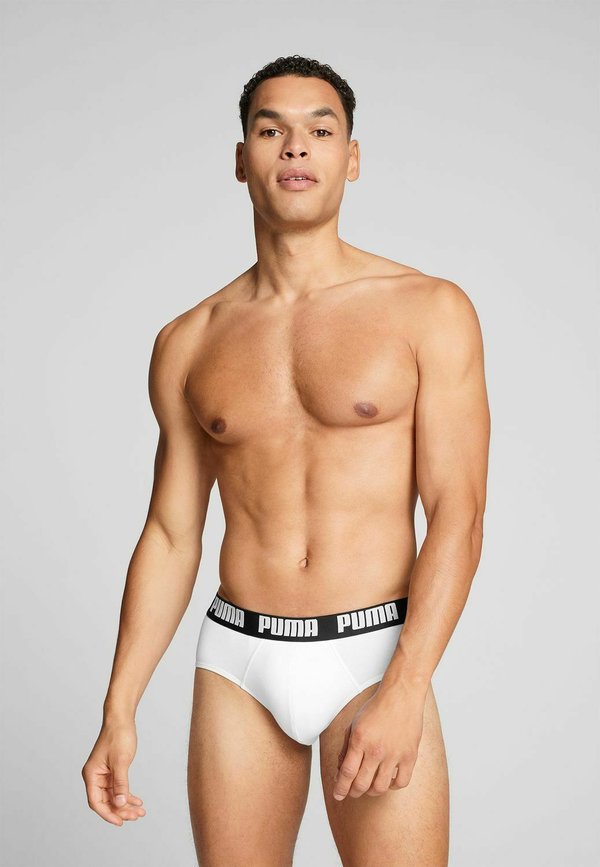 Puma 4ER PACK - Briefs - weiß   schwarz   grau