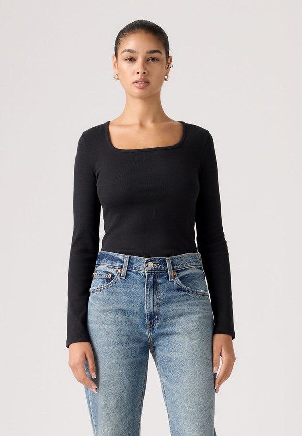 Levi's® ESSENTIAL - Long sleeved top - anthracite night rib