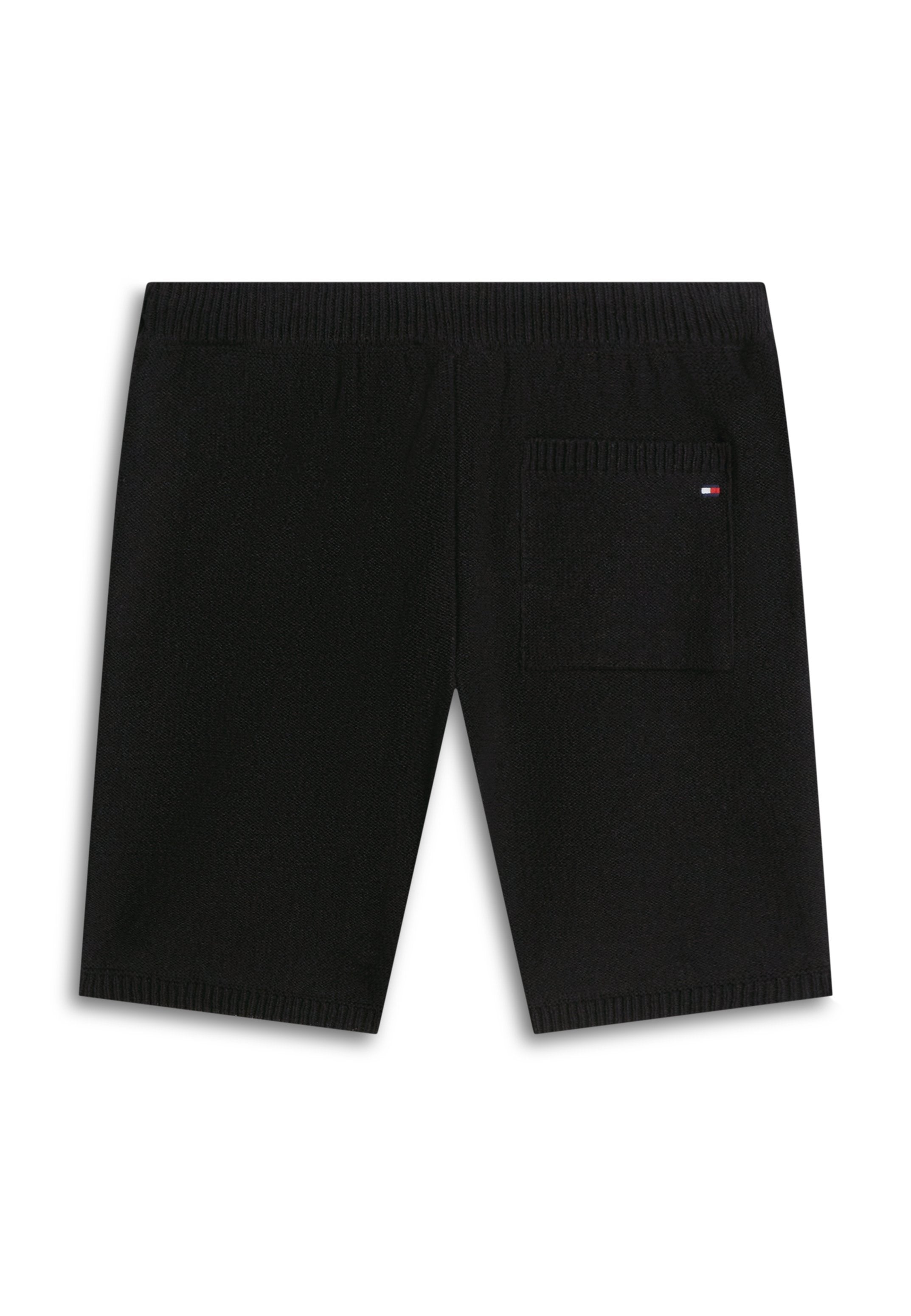 KNIT RELAXED DRAWSTRING SHORTS Media 1