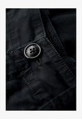 Superdry & Co STRAIGHT - Cargo trousers - washed black