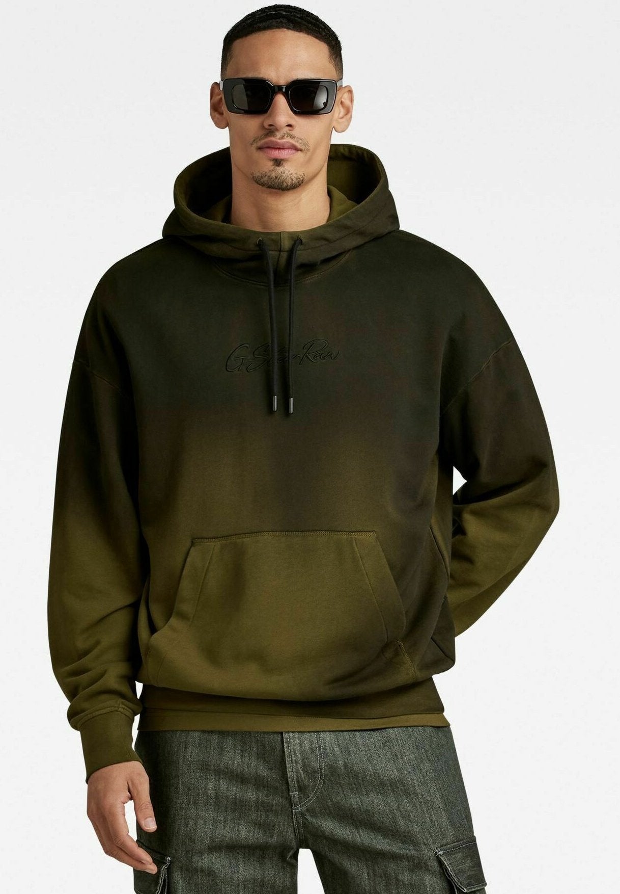 G-STAR HAND SPRAYED HOODED LOOSE