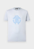Cavalli Uomo MERCERIZED CHEST LOGO TEE