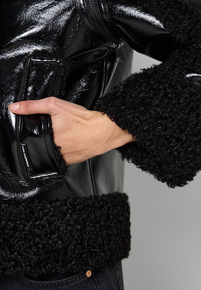 KARL LAGERFELD Kunstlederjacke Media 6