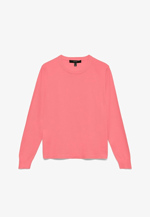 Vero Moda VMSILJE LS O-NECK PULLOVER NOOS - Jumper - coral paradise