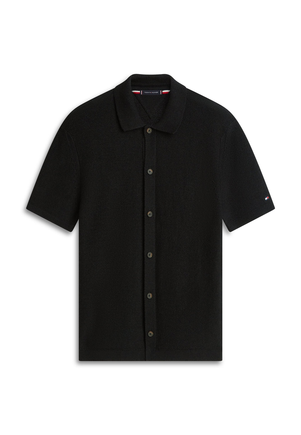 RELAXED FIT KNIT SHORT SLEEVE SHIRT Media 1