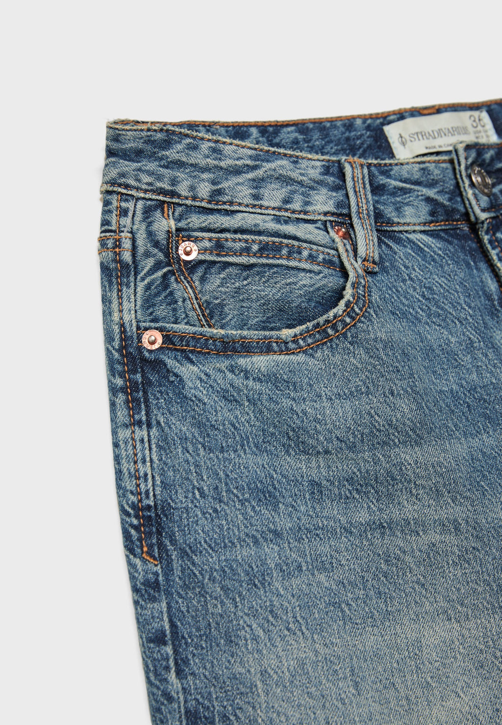Stradivarius D98 STRAIGHT VINTAGE JEANS 01499499