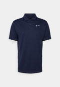 Nike Performance SOLID - Polo shirt - obsidian/white