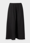 Tommy Hilfiger PLEATED LINEN BLEND MIDI A-LINE SKIRT